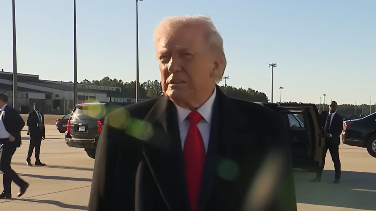 Donald Trump fot. kadr z YouTube @The White House