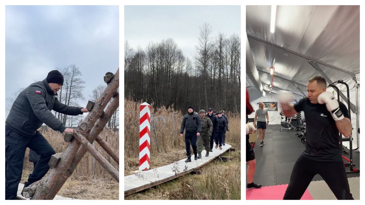 Karol Nawrocki na granicy (Fot. X/Kancelaria Prezydenta RP)