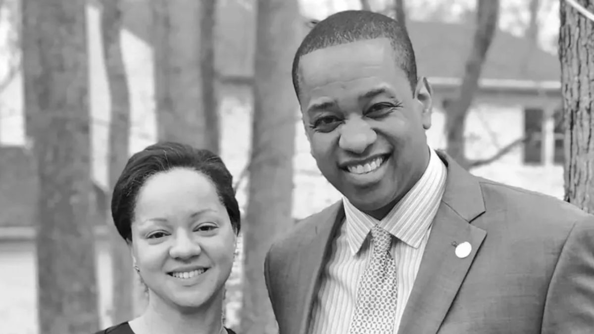 Justin Fairfax z żoną, Fot. Facebook/Justin Fairfax