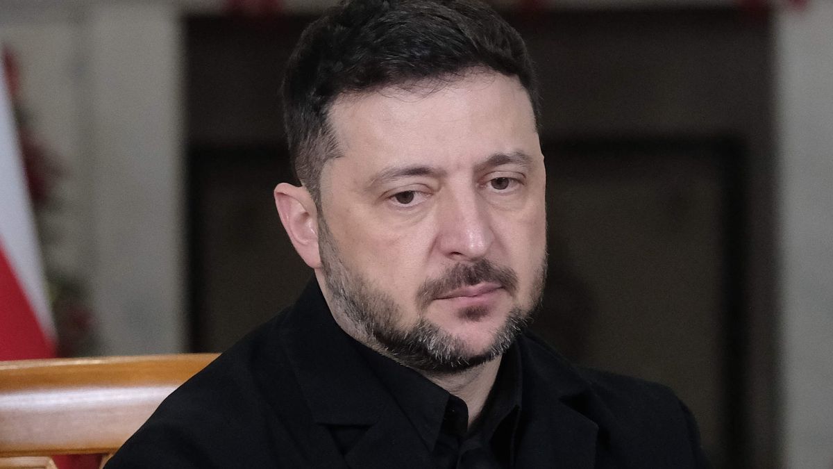 Wołodymyr Zełenski Ukraina sondaż fot. KAPiF