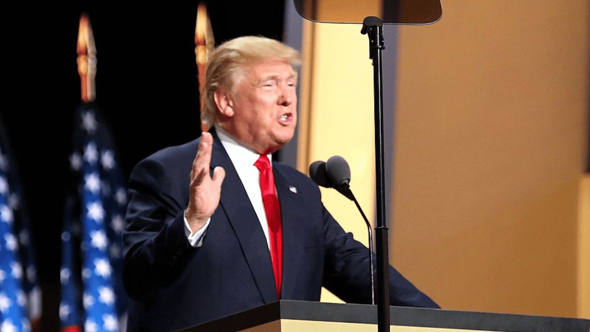 Donald Trump, Fot. Wikimedia Commons/By Ali Shaker/VOA