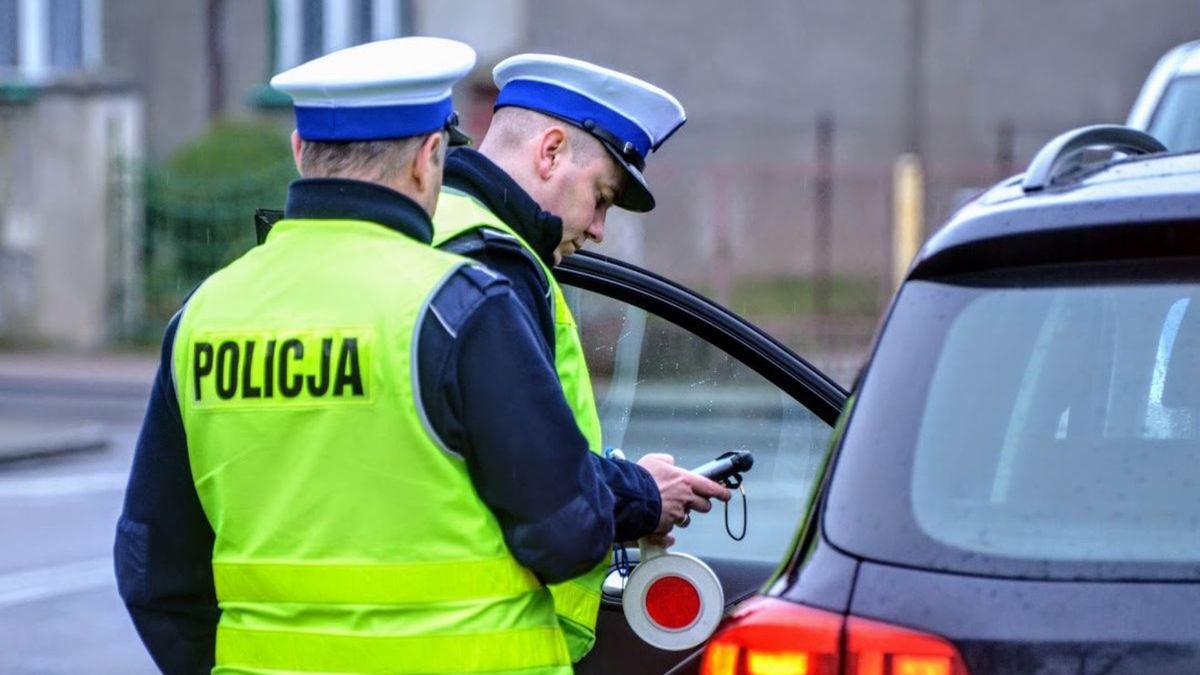 Kontrola drogowa. Fot. Policja