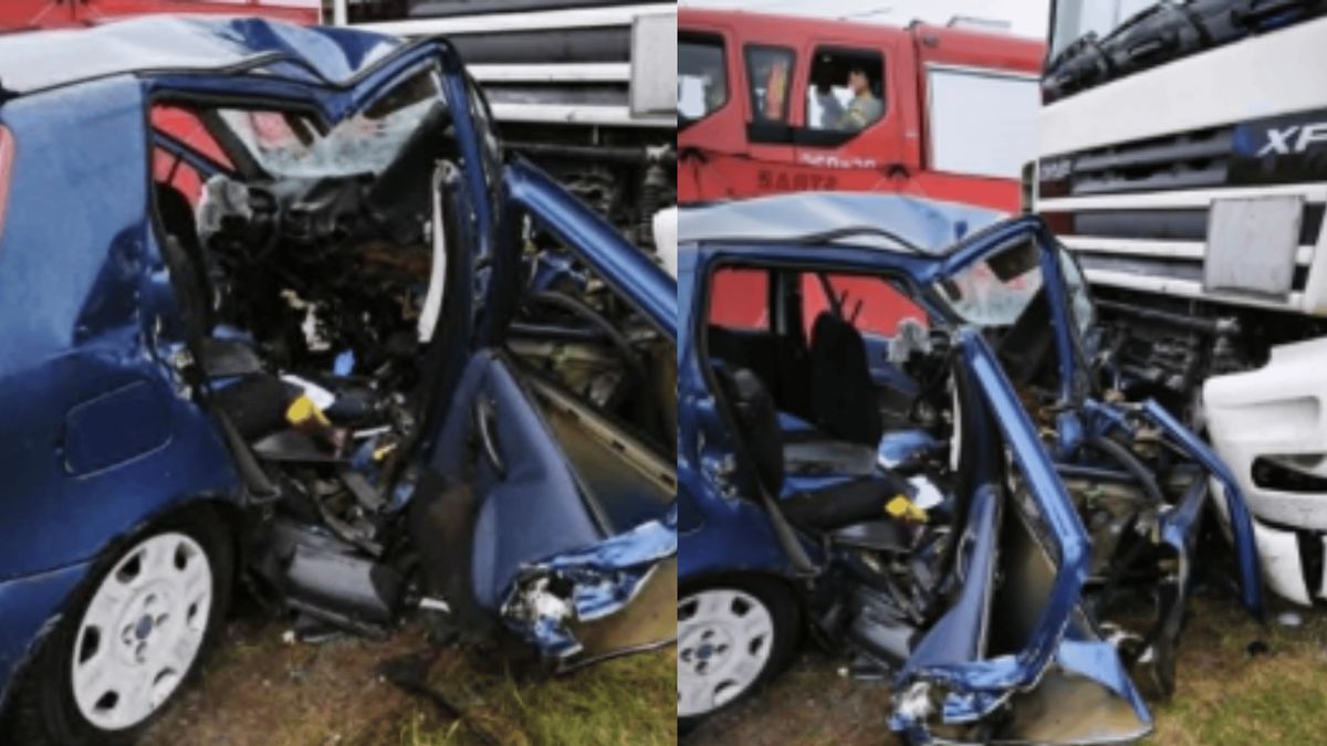 Wypadek w Smykowie, fot. KP PSP Tarnów