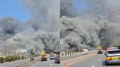 Potężny pożar fabryki. 54 osoby zostały ranne, 14 zaginionych