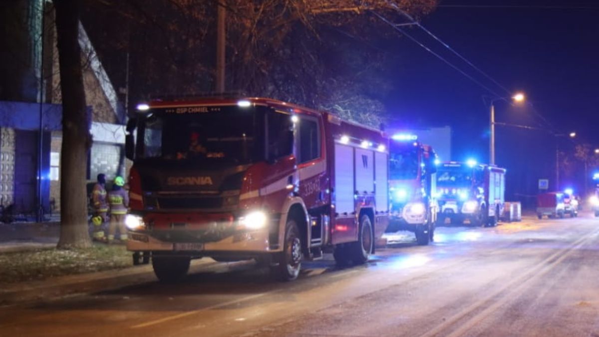 Pożar straż pożarna fot. Facebook @Państwowa Straż Pożarna