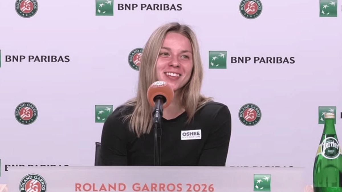 Maja Chwalińska, fot. screen X/ @RolandGarros