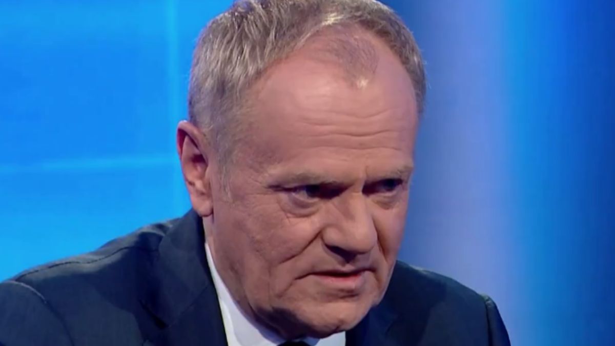 Donald Tusk, fot. screen X/ @tvp_info