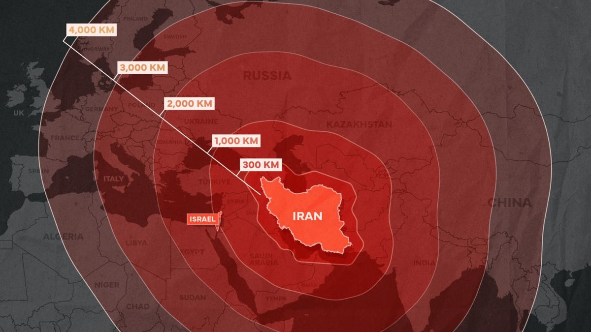 Mapa, Fot. X/@IDF