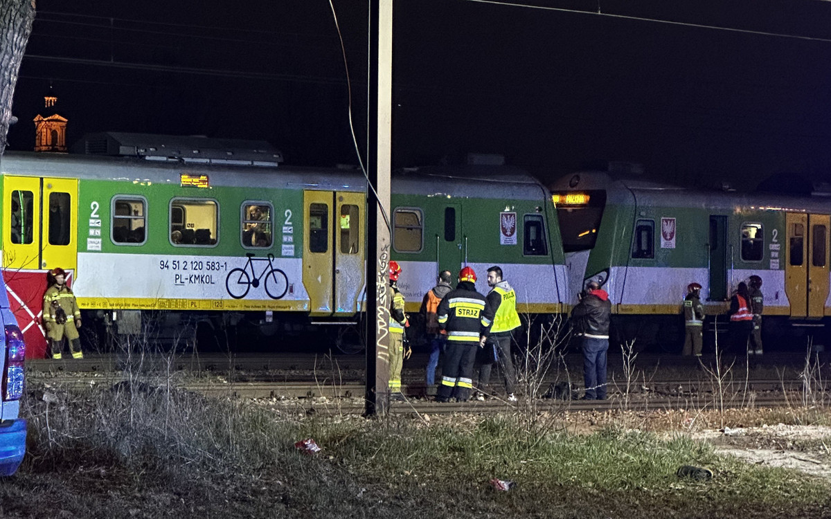 Nie żyje mężczyzna, pilna ewakuacja wszystkich pasażerów pociągu. Wszystkie służby w akcji