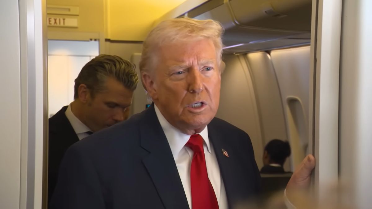 Donald Trump fot. kadr z YouTube @The White House