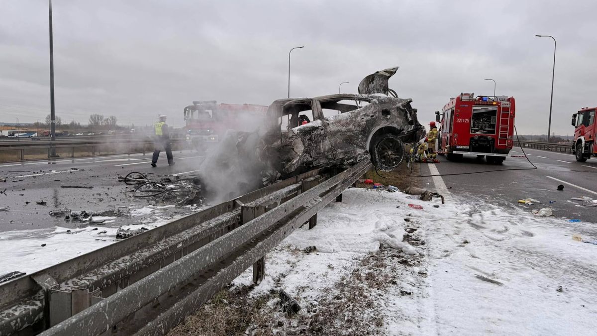 wypadek fot. Facebook @Ochotnicza Straż Pożarna w Trzebownisku