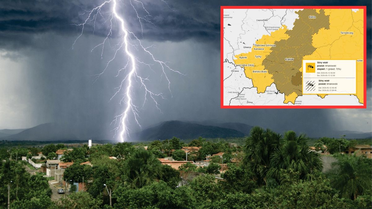 IMGW wydał alerty, fot. Canva Pro; IMGW