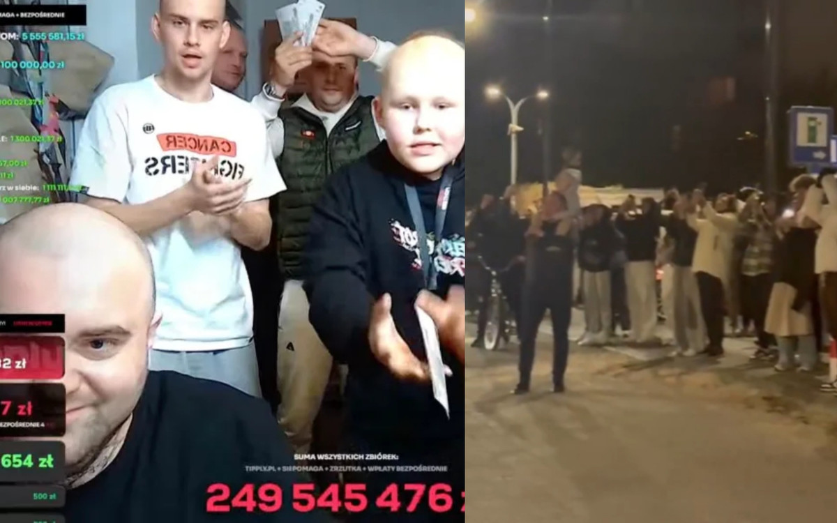 Ledwo zakończyła się zbiórka, a tam takie sceny pod blokiem Łatwoganga. Nagranie obiegło całą Polskę