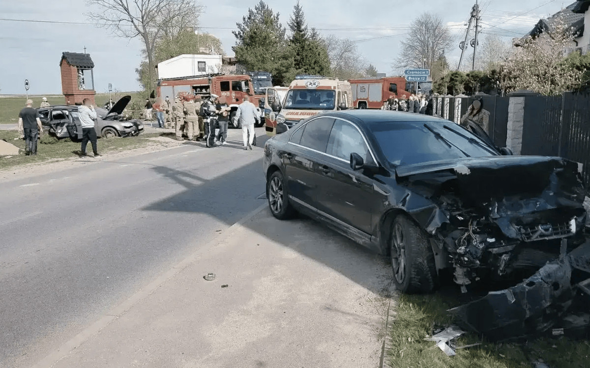 Dramat w Łódzkiem, jest wielu rannych, w tym dwoje małych dzieci. Pilna akcja służb