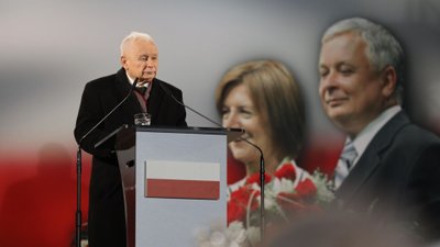 Kaczyński grzmiał podczas rocznicy smoleńskiej. Ludzie skandowali trzy słowa