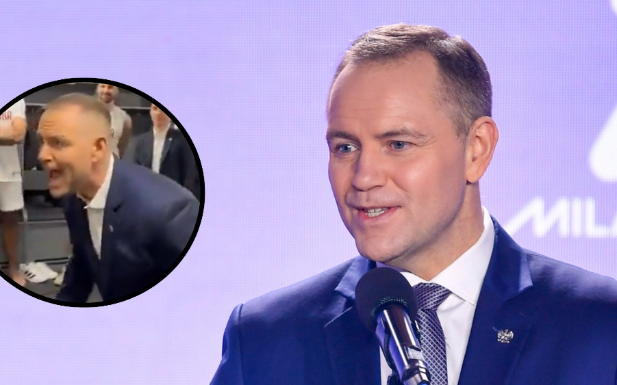 Nawrocki nagle wparował do szatni Biało-Czerwonych i zaczął krzyczeć. Niebywałe słowa, jest nagranie