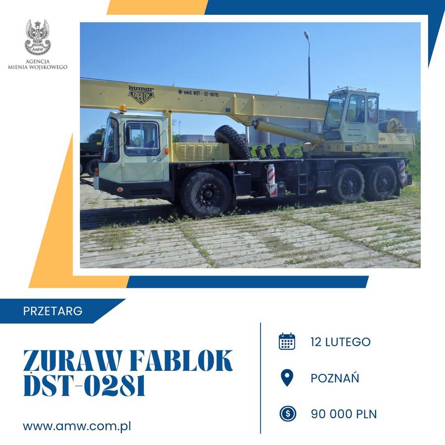 Żuraw. Fot. Agencja Mienia Wojskowego