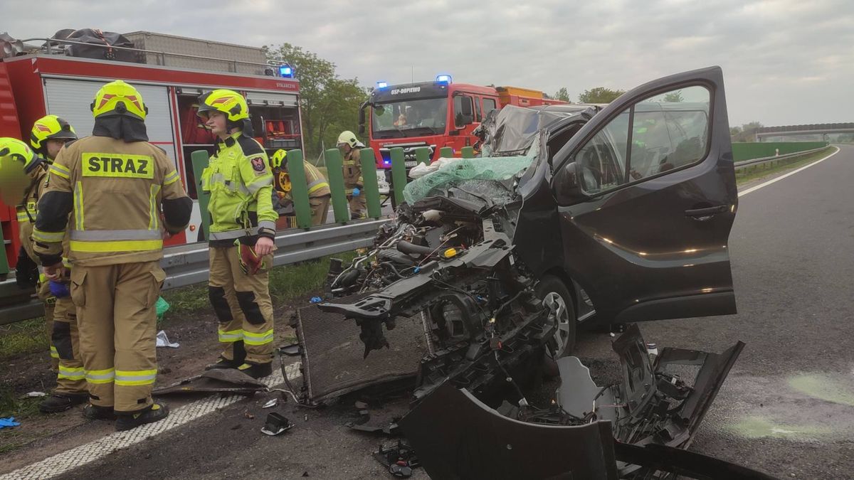 wypadek fot. Facebook @OSP KSRG Dopiewo