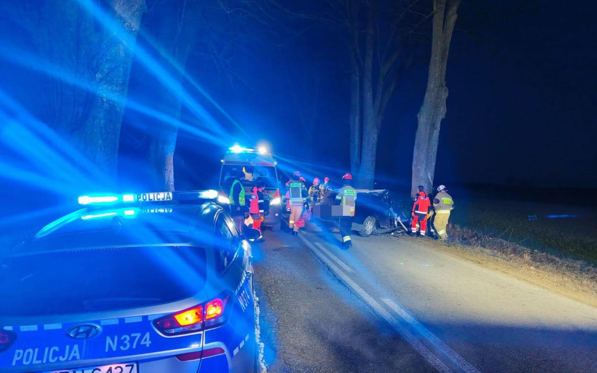 Seria tragicznych wypadków w nocy. Nie żyją dwie osoby, popełniły ten sam błąd