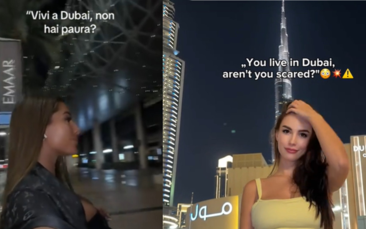 Irańskie pociski nad Dubajem. Influencerzy przekonują, że są bezpieczni