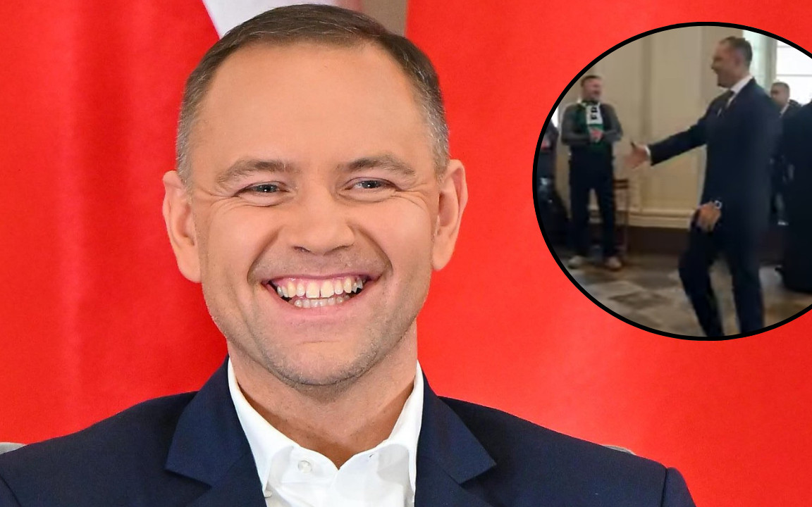 Karol Nawrocki na Jasnej Górze. Tak przywitali go kibice będący na pielgrzymce