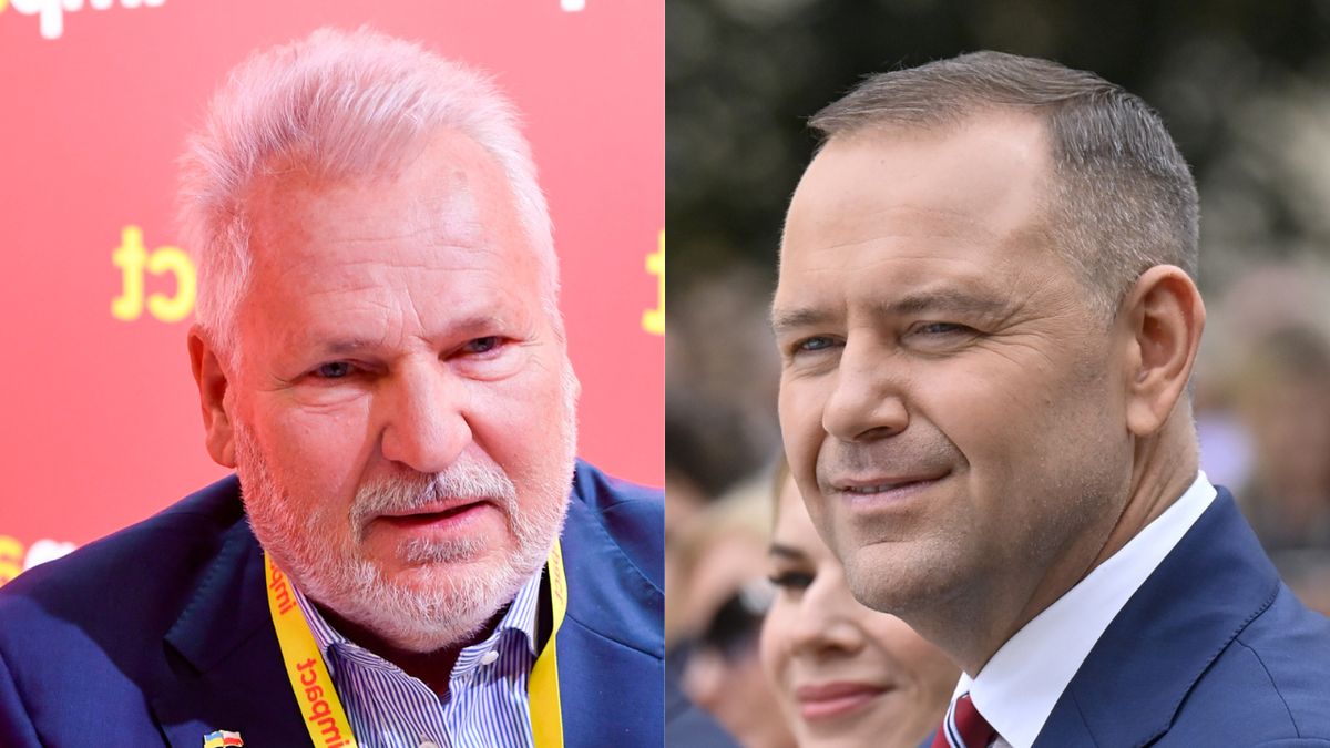 Aleksander Kwaśniewski i Karol Nawrocki fot. AKPA