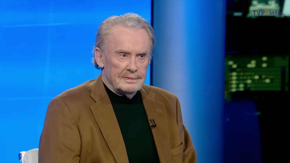 Daniel Olbrychski Fot. YouTube/TVP Info, Pytanie dnia.