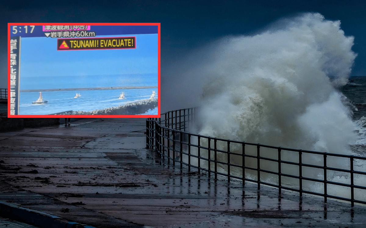 W Japonię uderzyło trzęsienie ziemi. Zarządzono ewakuację, naciera tsunami