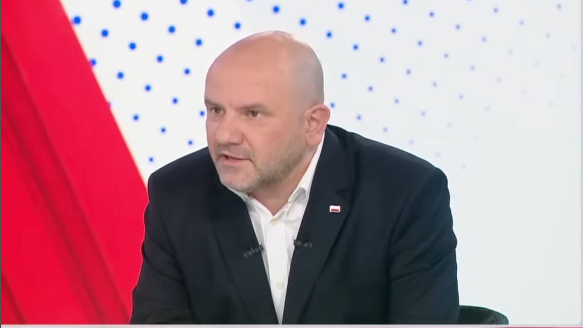 Mariusz Gosek (PiS). Fot. YouTube/@TVP Info.