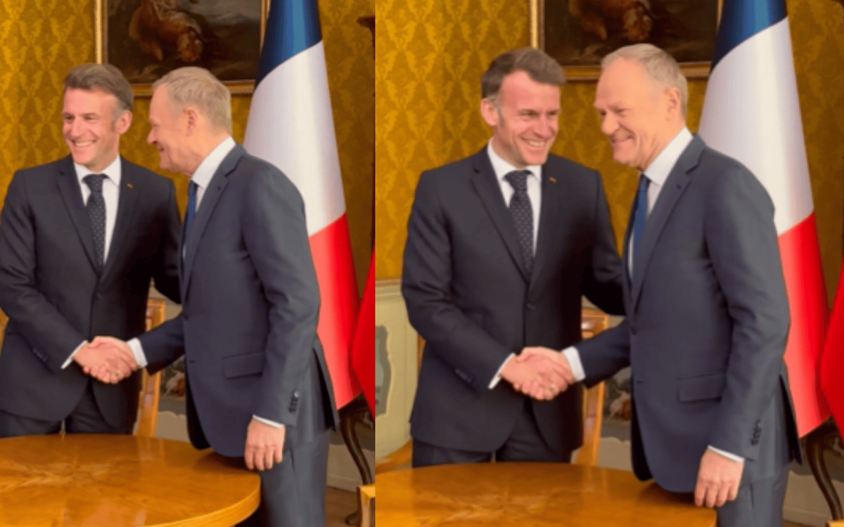 Ledwo Marcon przyleciał do Polski, a tu takie sceny. Niebywałe, jak przywitał go Tusk