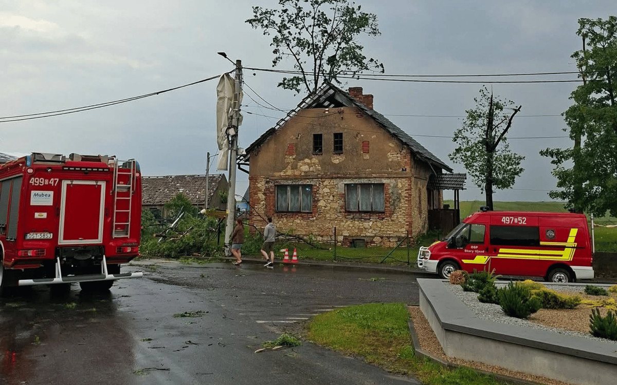 Trąba powietrzna na południu Polski. Ogromna siła żywiołu