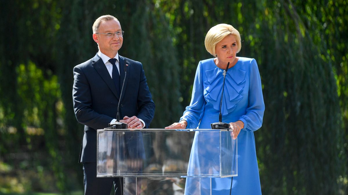 Andrzej Duda, Agata Duda. Fot. AKPA
