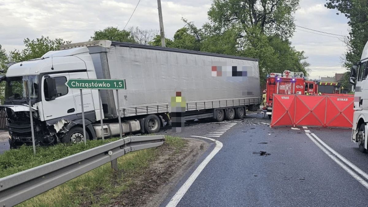 Wypadek, Fot. Komenda Powiatowa Policji w Człuchowie