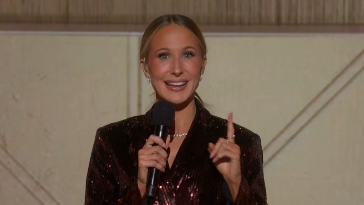 Nikki Glaser. 83. rozdanie Złotych Globów fot. kadr z YouTube @Golden Globes