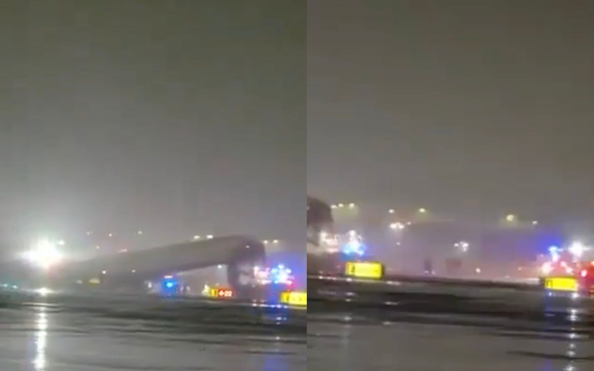Katastrofa podczas lądowania, dziesiątki rannych. Wstrzymano wszystkie loty, pilna akcja służb