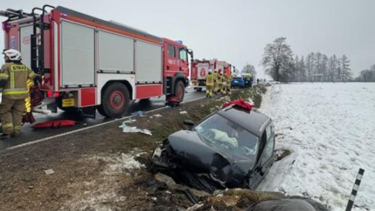 wypadek fot. Facebook @Policja Nowy Targ