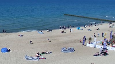Nie do wiary, co dzisiaj pojawiło się na plaży w Mielnie. Kamery wszystko uchwyciły