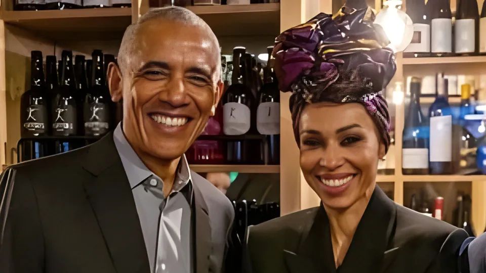 Omenaa Mensah i Barack Obawa fot. Instagram