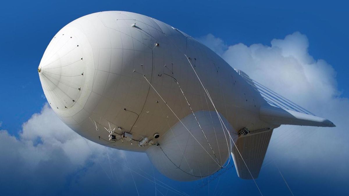 Aerostat (Obiekt powietrzny). Fot. gov.pl.
