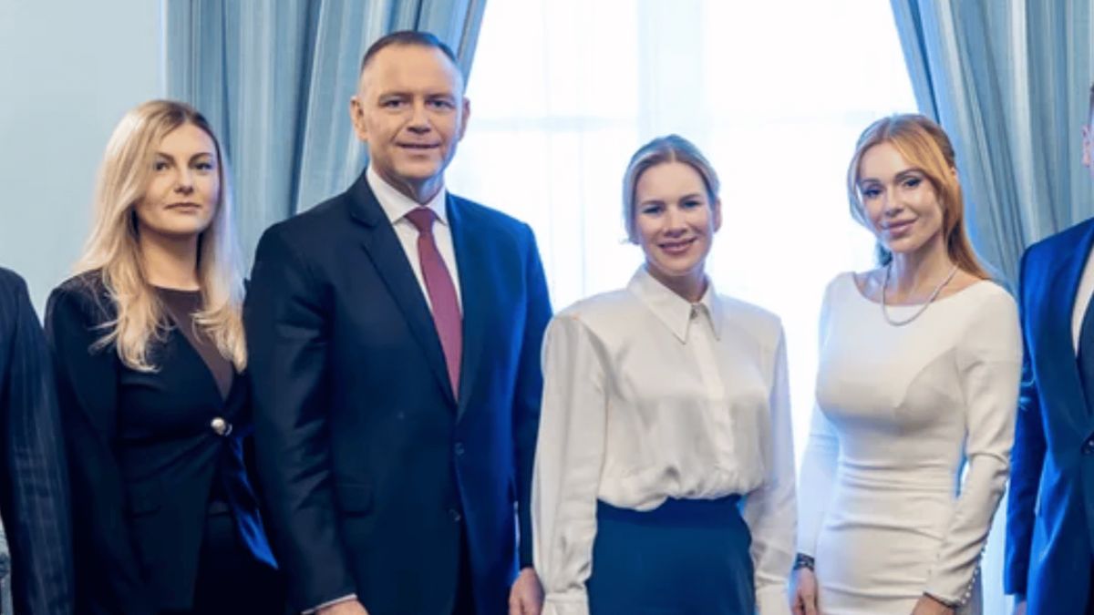 Nina Nawrocka, Karol Nawrocki, Marta Nawrocka. Fot. Alicja Stefaniuk/KPRP / Kancelaria Prezydenta