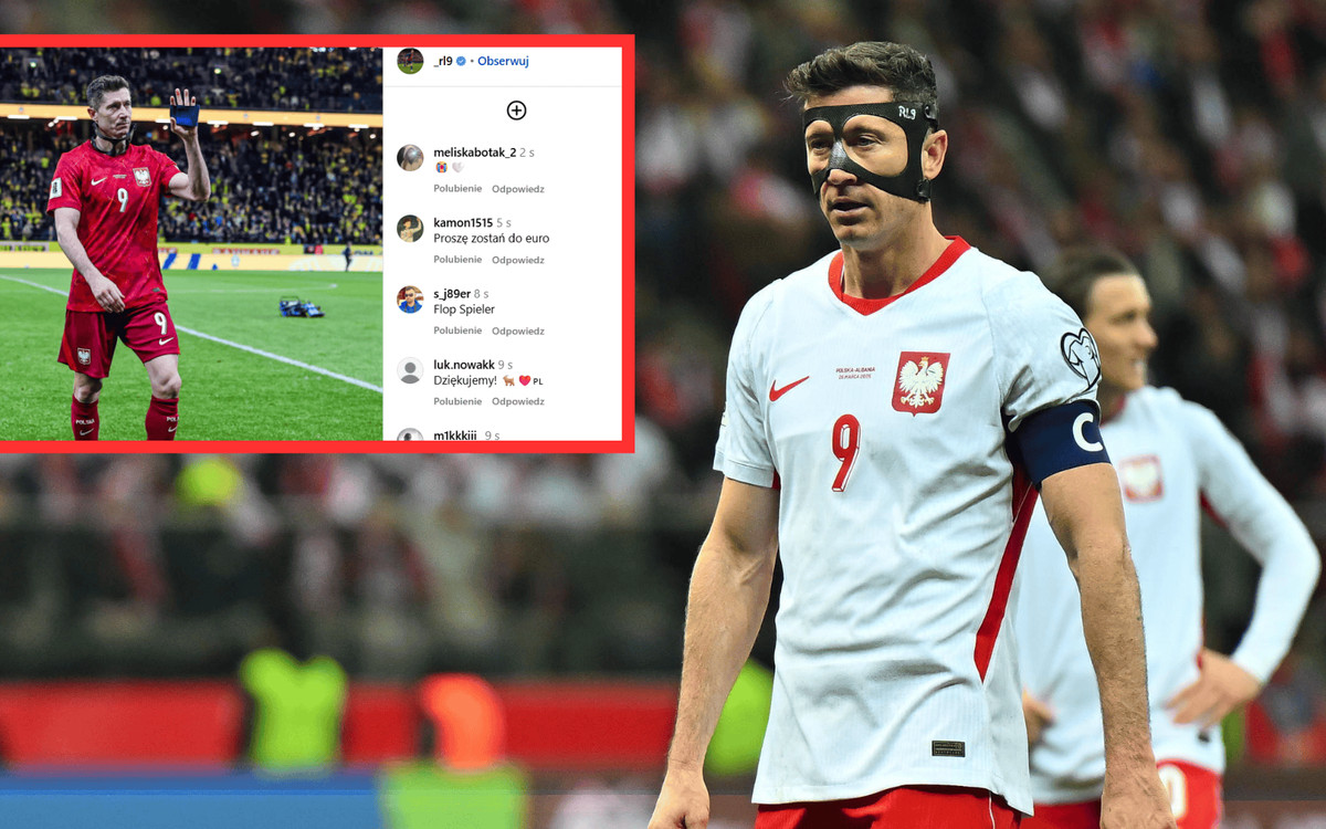 Szok, co Robert Lewandowski opublikował minuty po porażce ze Szwecją. Cała Polska płacze