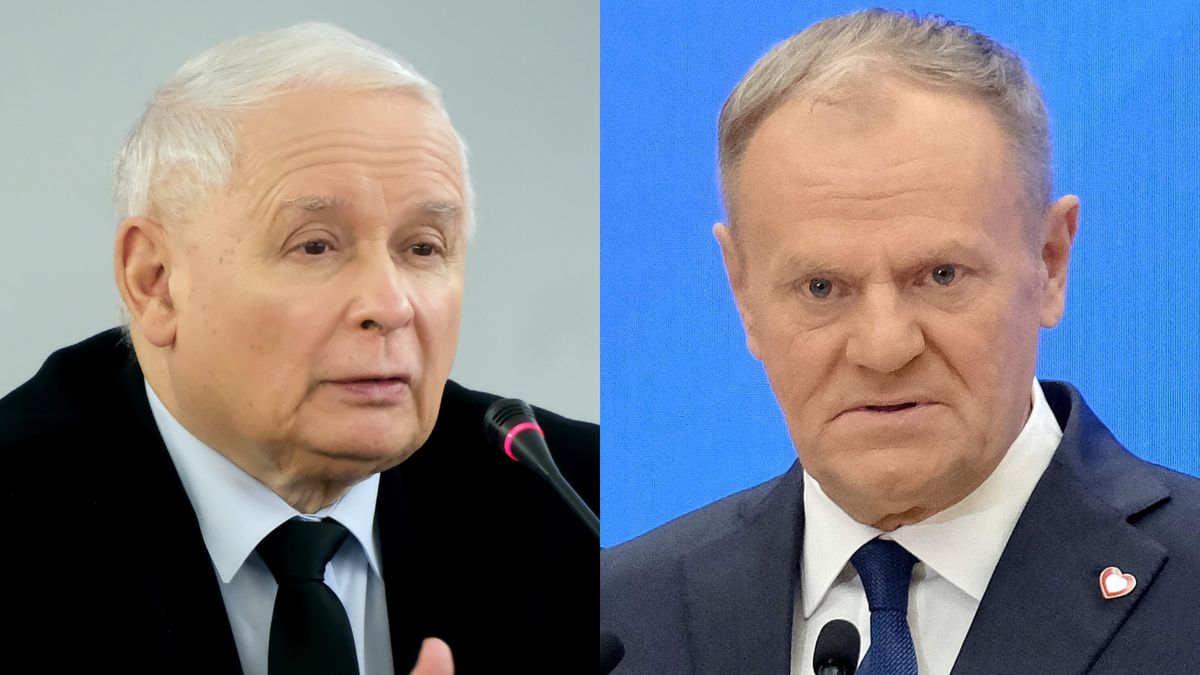 Jarosław Kaczyński i Donald Tusk fot. KAPiF