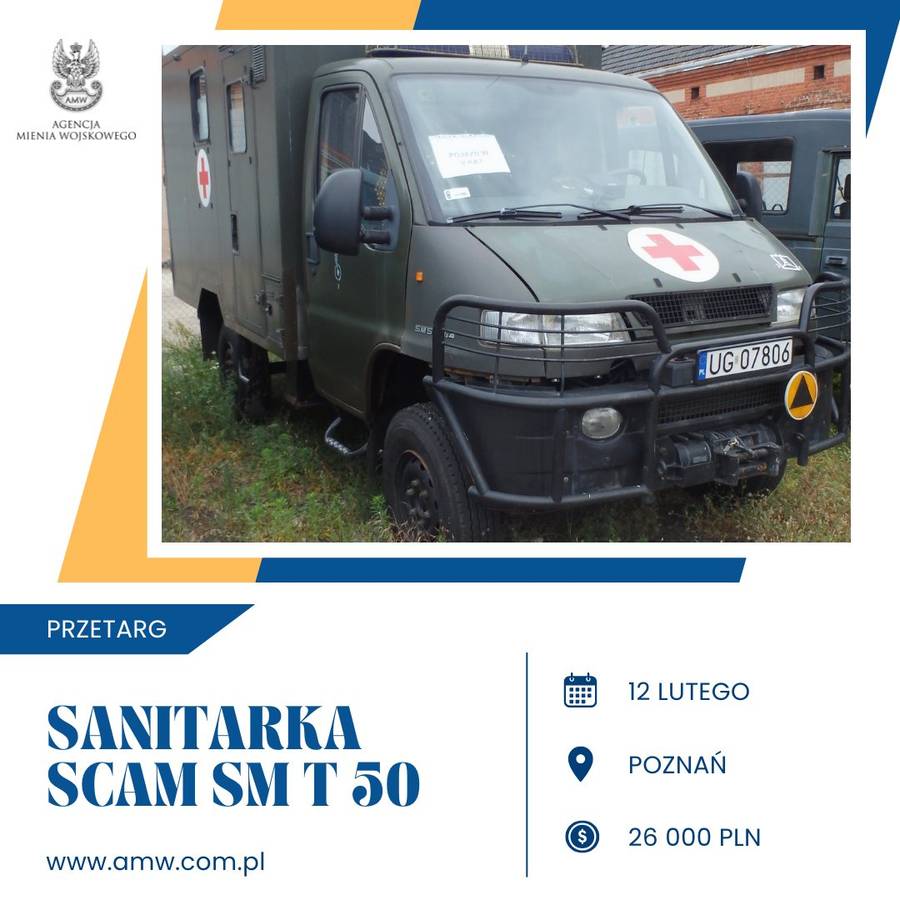 Sanitarka. Fot. Agencja Mienia Wojskowego