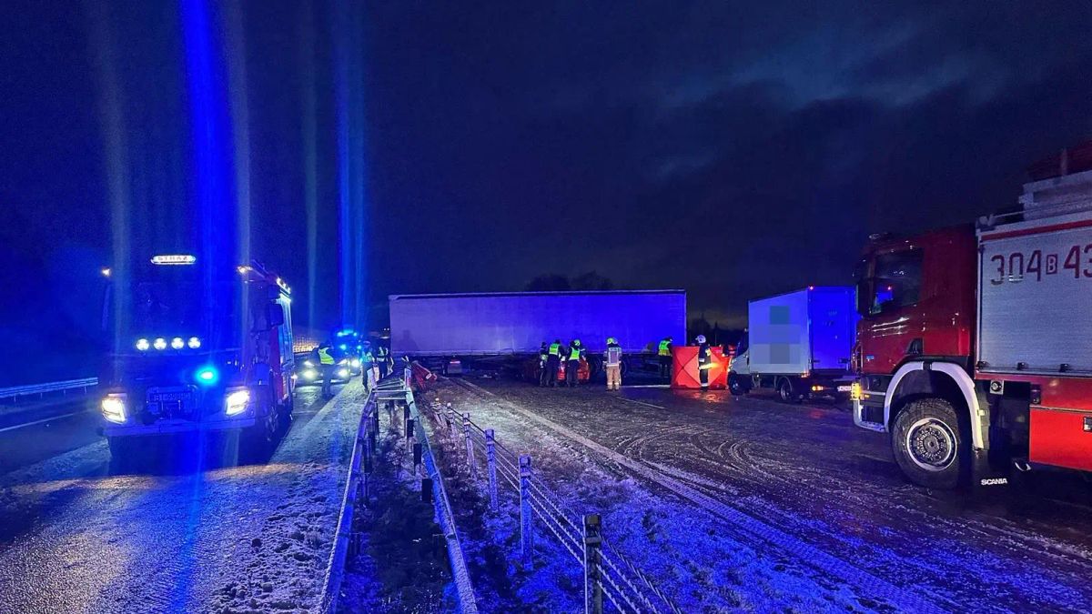 wypadek na S8 (Fot. KWP w Białymstoku)
