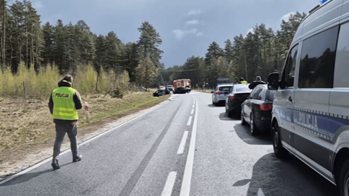 Wypadek, fot. Komenda Powiatowa Policji w Piszu