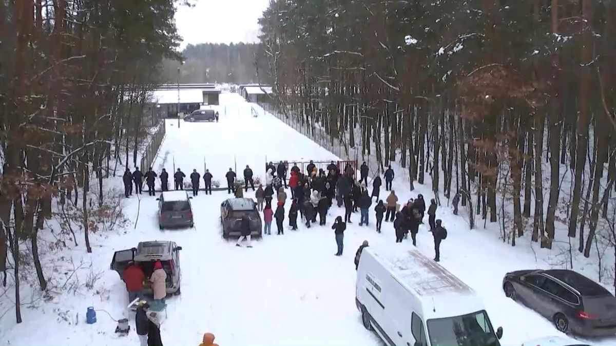 Schronisko w Sobolewie zostało zamknięte (Fot. Screen TVN24)