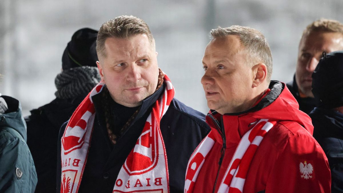 Przemysław Czarnek i Andrzej Duda. Fot. AKPA