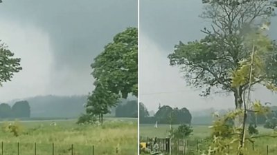 Przez wieś pod Olsztynem przeszło tornado. Nagranie obiegło sieć