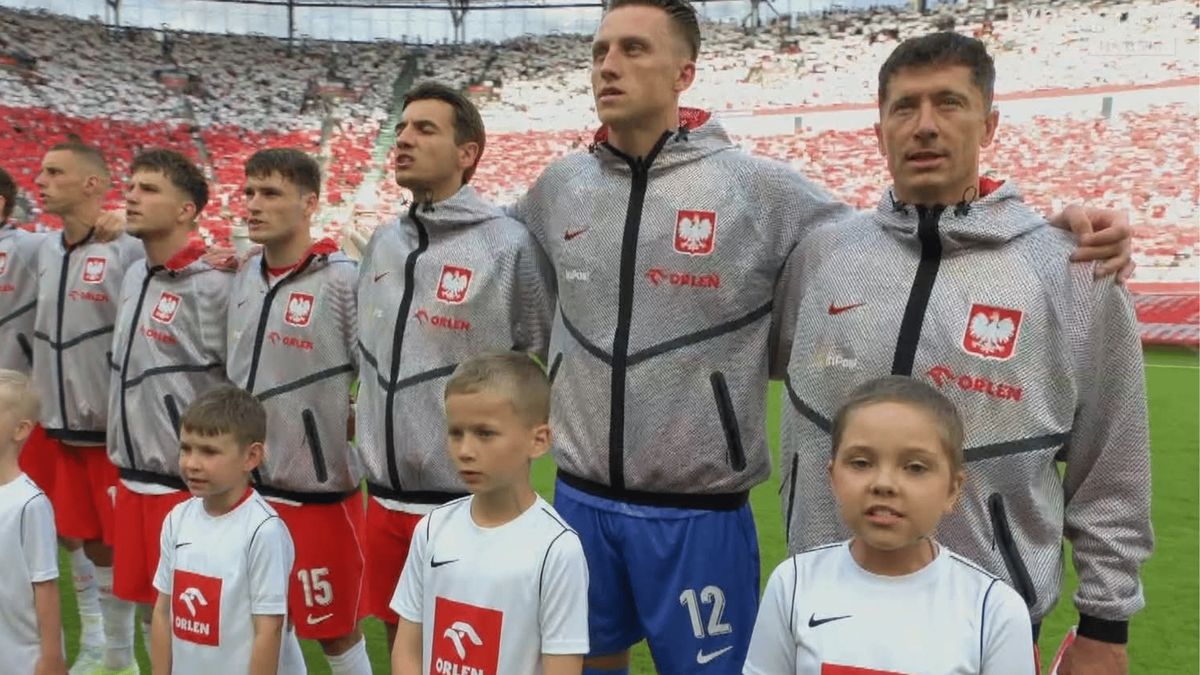 Maja Mecan i Robert Lewandowski, fot. screen/ TVP Sport