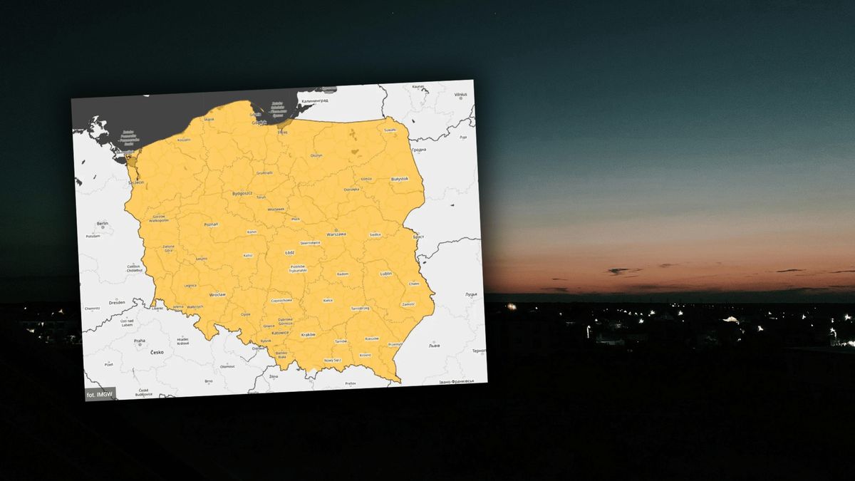 Mapa, Fot. Pexels, IMGW